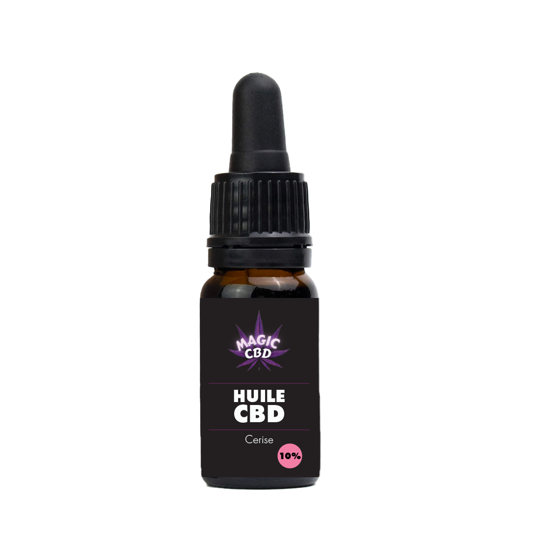 Huile 10% de CBD Broad Spectrum - Cerise noire - Magic CBD