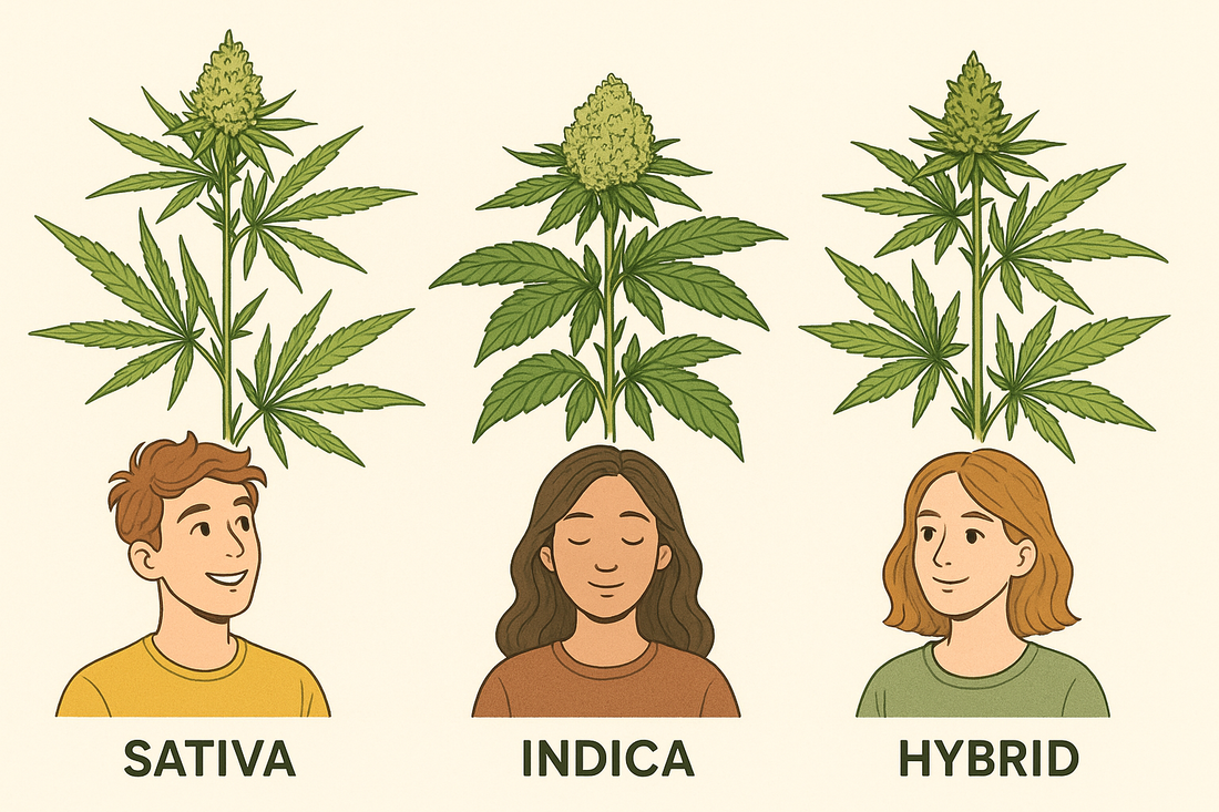 Quelles différences entre le cannabis Sativa, Indica et Hybrid ?