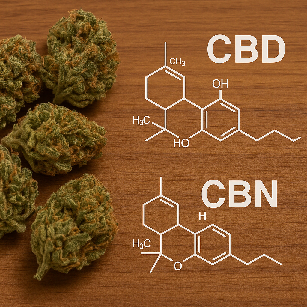 Le CBN est-il plus fort que le CBD : on compare les molécules