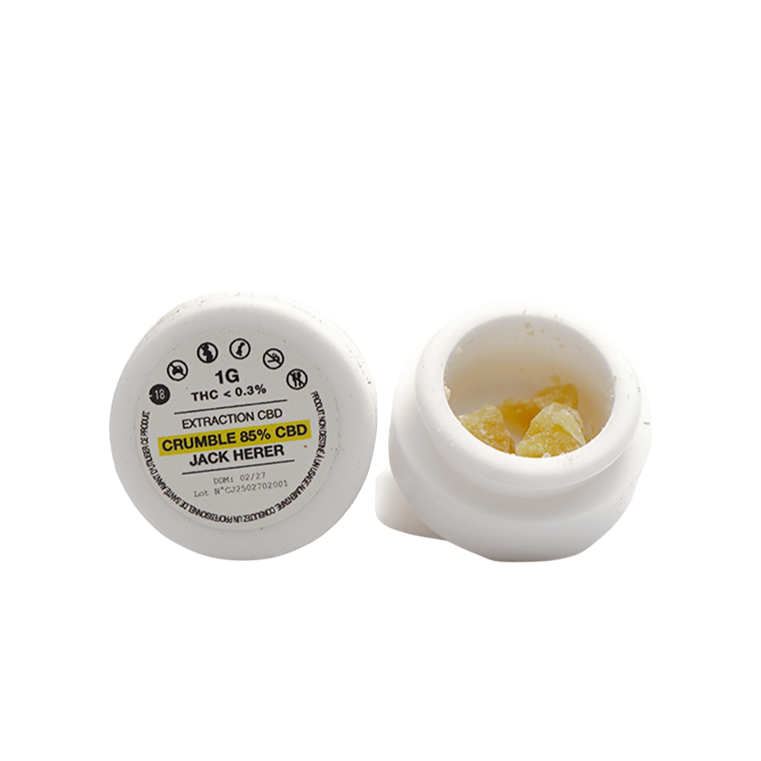 Crumble Jack Herer - 85% CBD | High Society — 1g