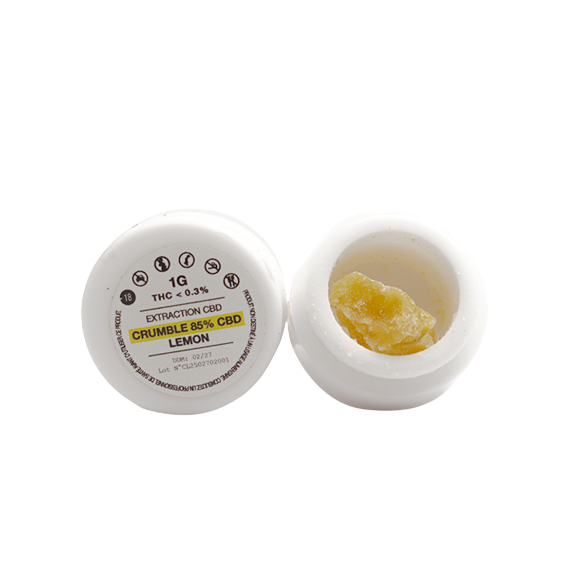 Crumble Lemon Haze - 85% CBD | High Society — 1g